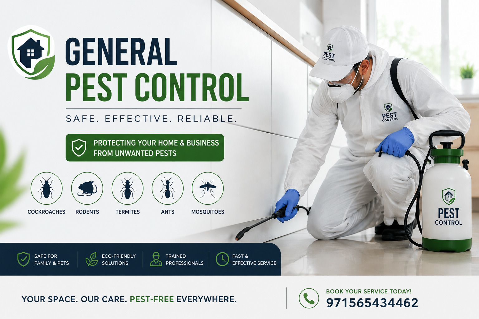 professional general pest control management